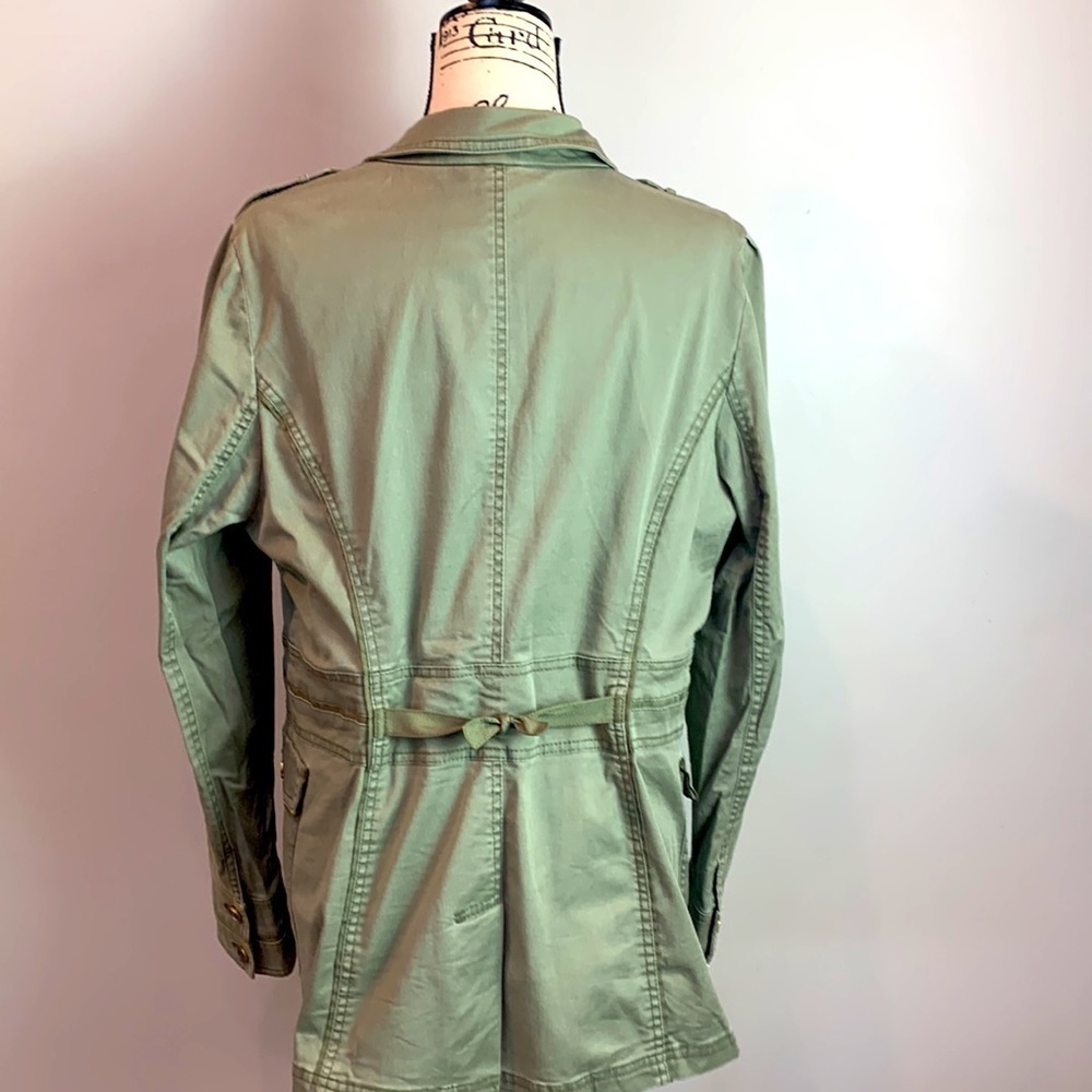 White House Black Market Military Field Jacket in Forrest NEW! - Picture 6 of 11